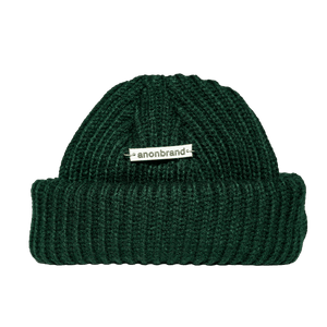 Fisherman beanie - dark green