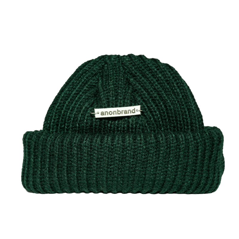 Fisherman beanie - dark green